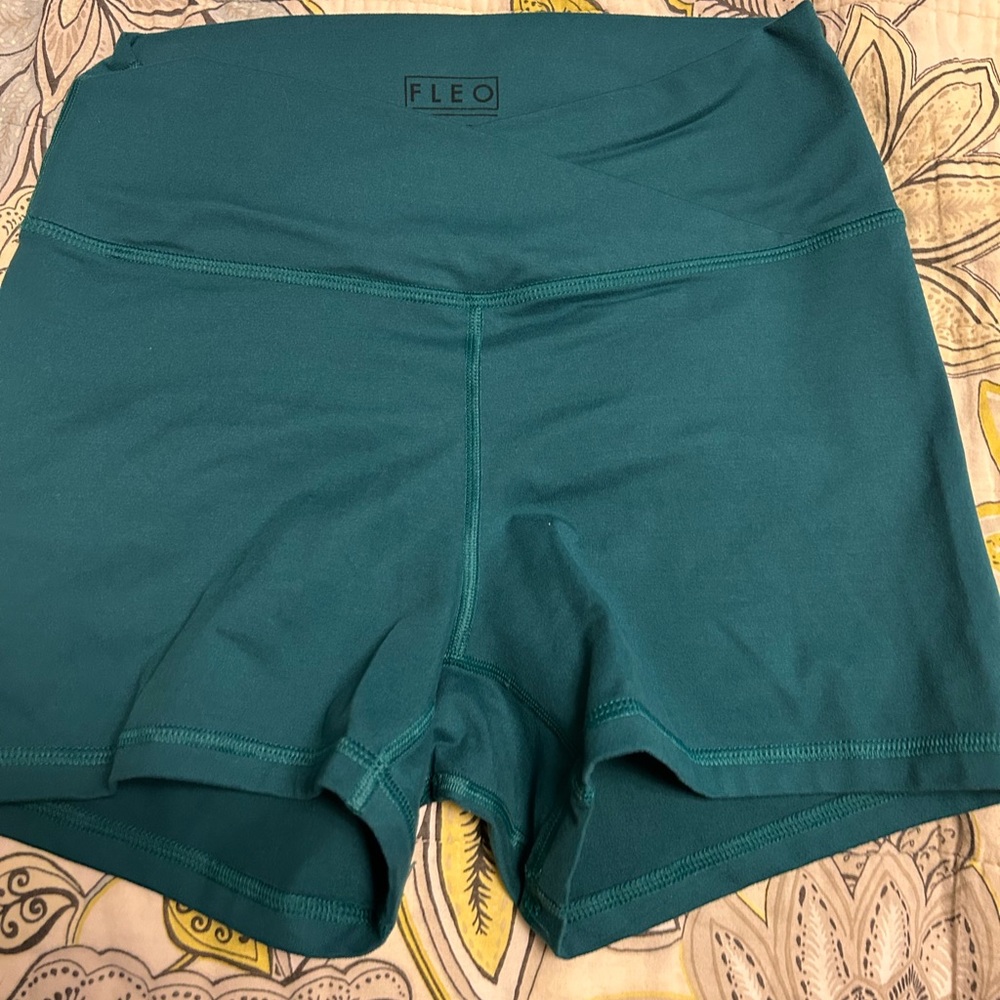 Fleo Teal Athletic Shorts